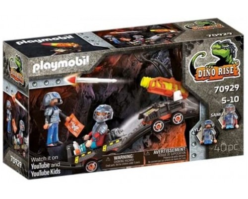 Playmobil dino mine carro cohetes