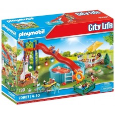 Playmobil fiesta en la piscina con