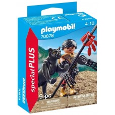 Playmobil guerrero con pantera