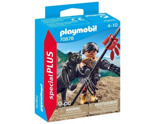 Playmobil guerrero con pantera