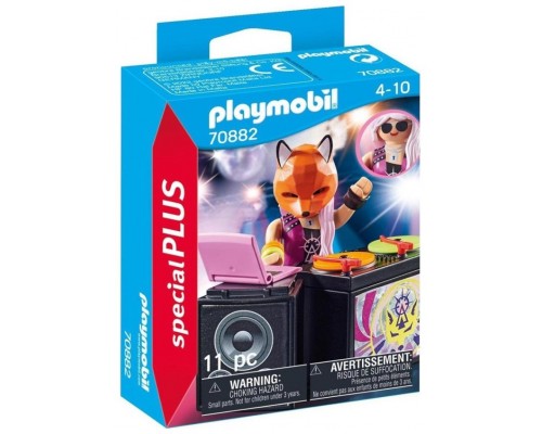 Playmobil dj con mesa mezclas