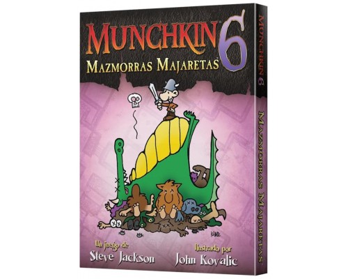 Juego mesa munchkin 6: mazmorras majaretas