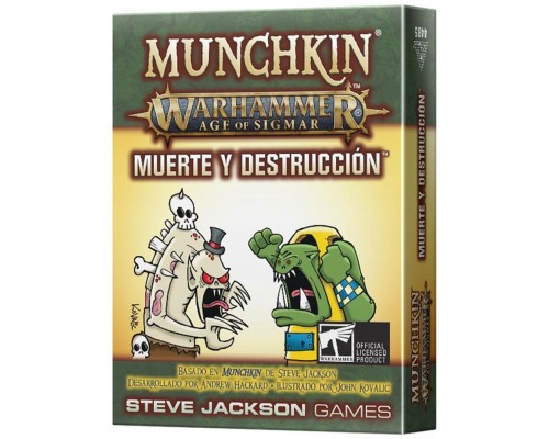 Juego mesa munchkin warhammer muerte y