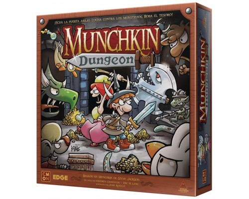 Juego mesa munchkin dungeon pegi 14