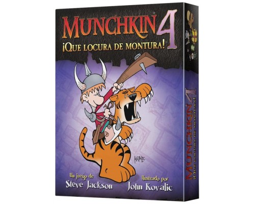 Juego mesa munchkin 4: ¡que locura