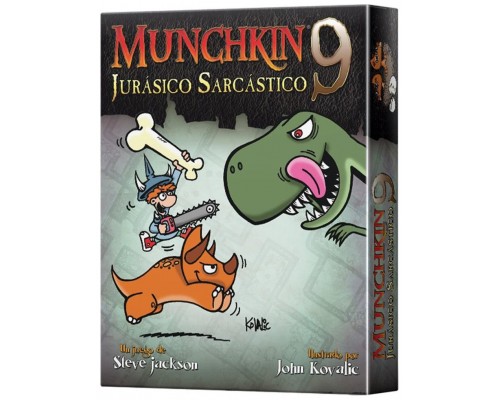 Juego mesa munchkin 9: jurásico sarcástico