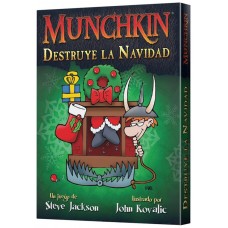 Juego mesa munchkin: destruye la navidad