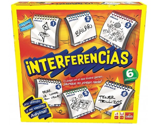 Juego mesa interferencias grande 6 jugadores