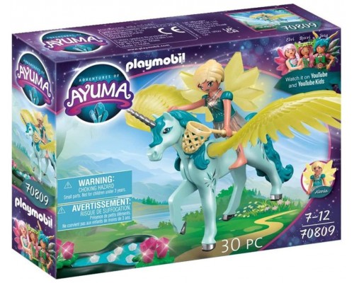 Playmobil crystal fairy con unicornio