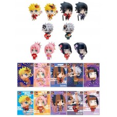 Set figuras con postales megahouse naruto