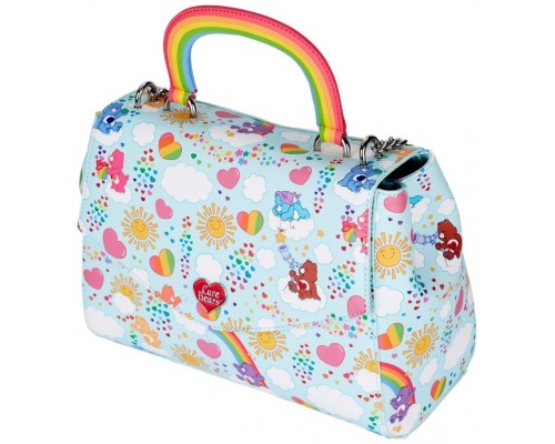 Bolso loungefly con asa arcoiris osos