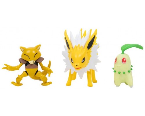 Pack 3 figuras jazwares pokemon batalla