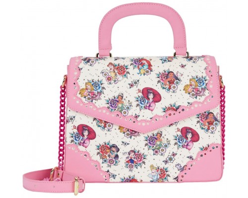 Bolso loungefly disney princesas tatuajes aop