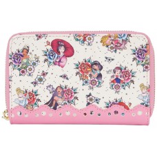 Cartera loungefly disney princesas tatuajes aop