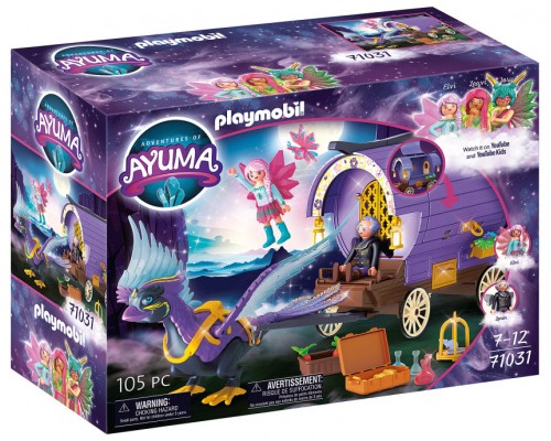 Playmobil ayuma carruaje hada con phoenix