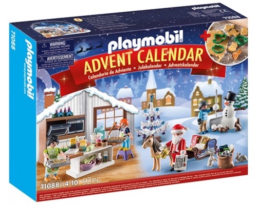 Calendario adviento playmobil pasteleria navideña