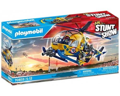 Playmobil stuntshow hlicoptero rodaje pelicula