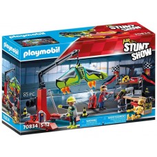 Playmobil air stuntshow estacion servicio