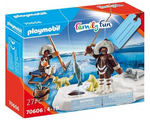 Playmobil family fun esquimales pesca