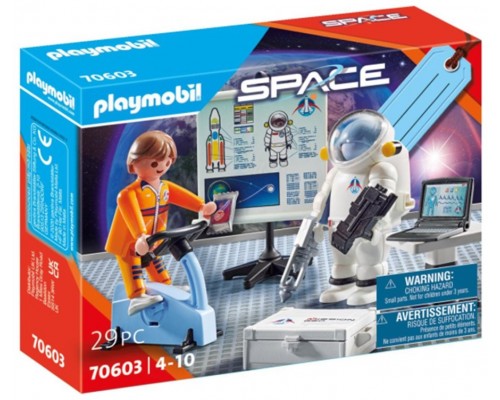 Playmobil set entrenamiento astronautas