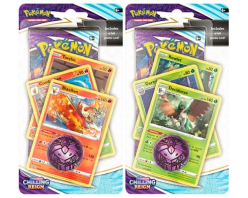 Juego cartas pokemon tcg chelling reign