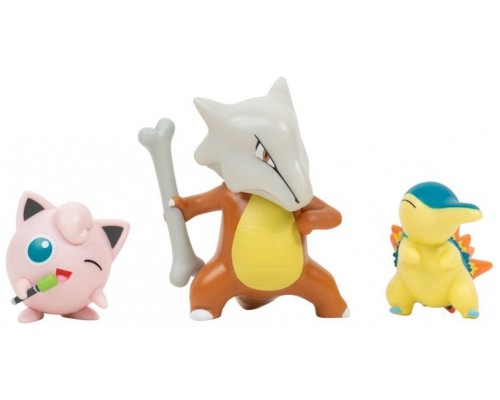 Pack 3 figuras jazwares pokemon batalla