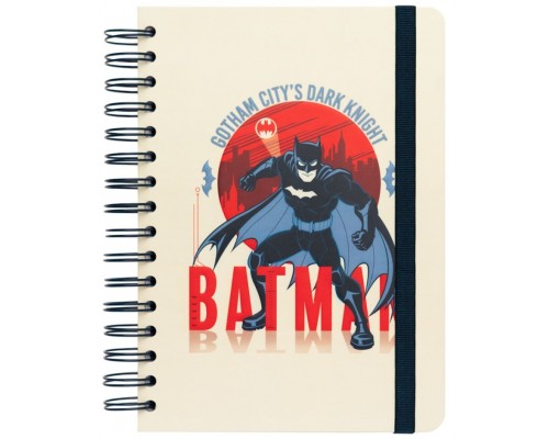 Cuaderno a5 tapa forrada dc comics