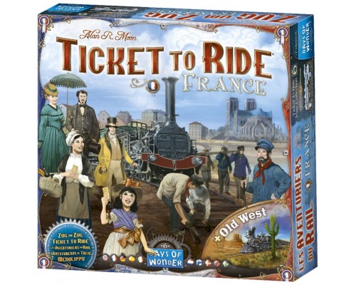 Juego mesa aventureros al tren francia