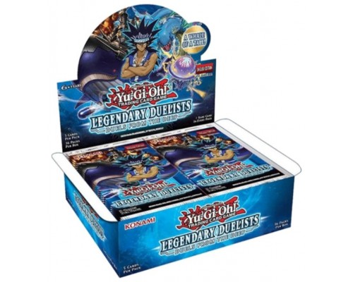 Caja sobres cartas yu - gi - oh legendary duelists