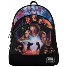 Mini mochila loungefly star wars trilogia