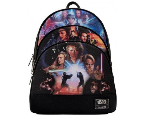 Mini mochila loungefly star wars trilogia