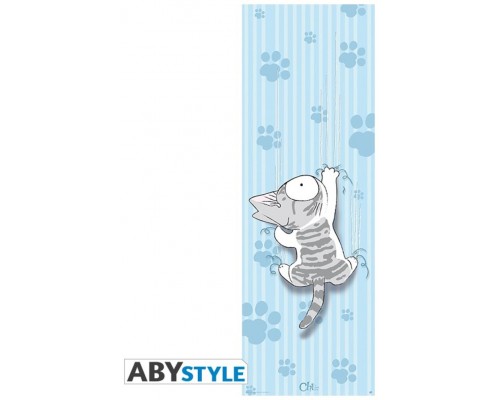 Poster puerta abystyle gato chi escalando