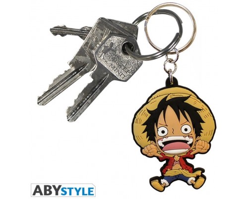 Llavero pvc abystyle luffy super deformed