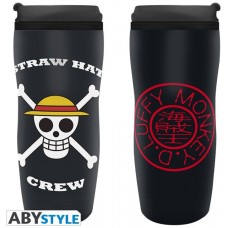 Taza viaje abystyle one piece logo