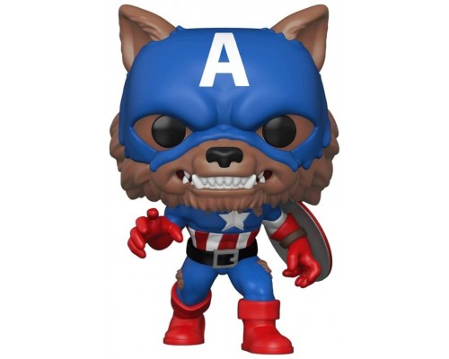 Funko pop marvel capitan america capwolf