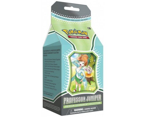 Juego cartas pokemon premium professor juniper