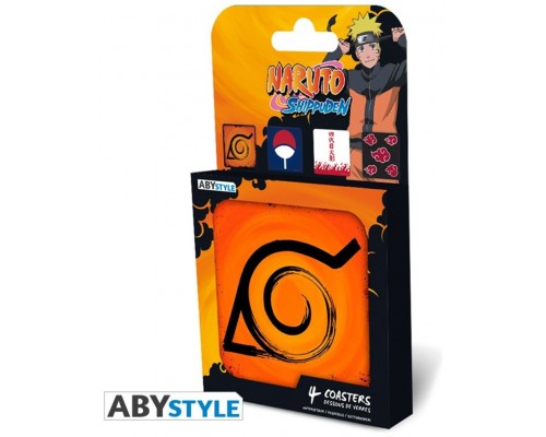 Set 4 posavasos naruto shippuden -