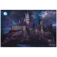 Poster harry potter castillo hogwarts