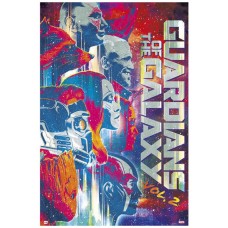 Poster marvel guardianes la galaxia vol.