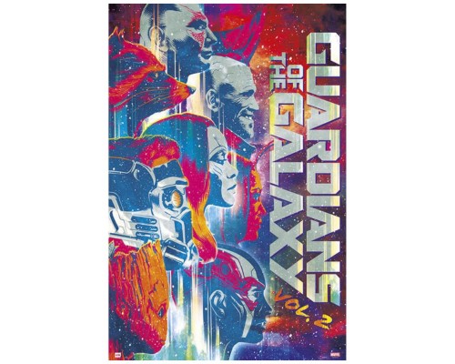 Poster marvel guardianes la galaxia vol.