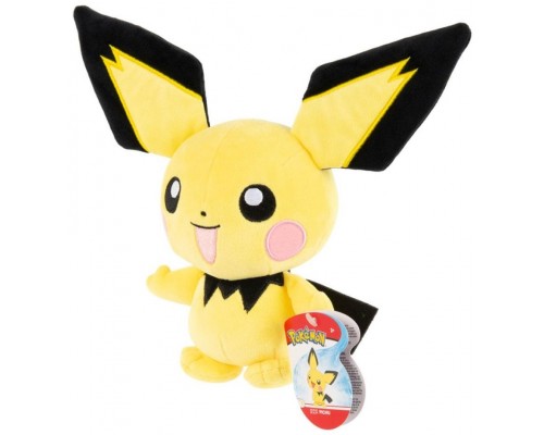 Peluche jazwares pokemon pichu 20 cm