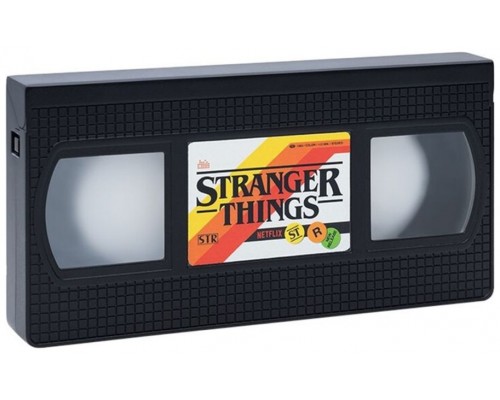 Lampara paladone stranger things vhs logo