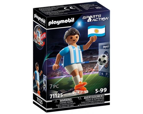 Playmobil jugador fútbol -  argentina