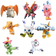 Pack 8 figuras megahouse digimon digicolle