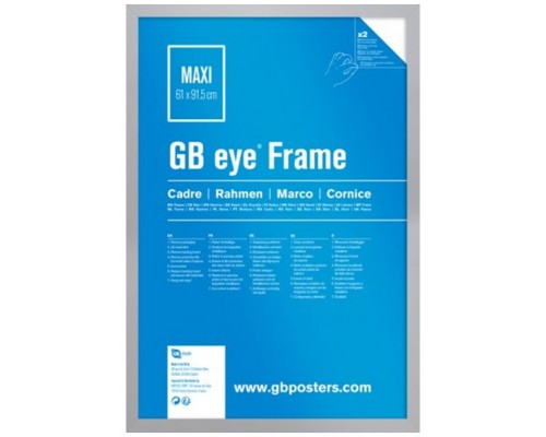 Marco gb eye mdf plateado -