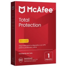 Antivirus mcafee total protection 1 dispositivo