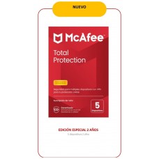 Antivirus mcafee total protection 5 dispositivos