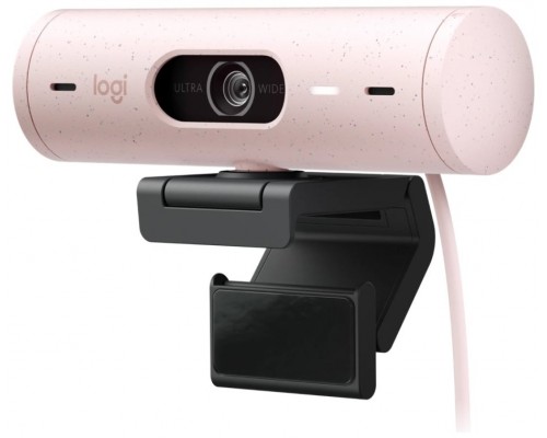 Webcam logitech brio 505 rosa full