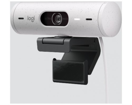 Webcam logitech brio 500 blanco crudo