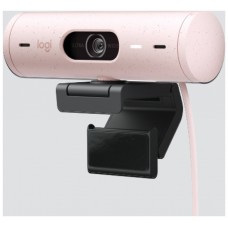 Webcam logitech brio 500 rosa full